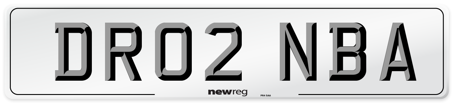 DR02 NBA Number Plate from New Reg